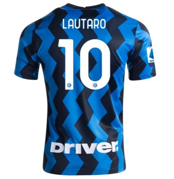 Inter Milan Home Kit Soccer Jersey LAUTARO MARTÍNEZ #10 2020/21